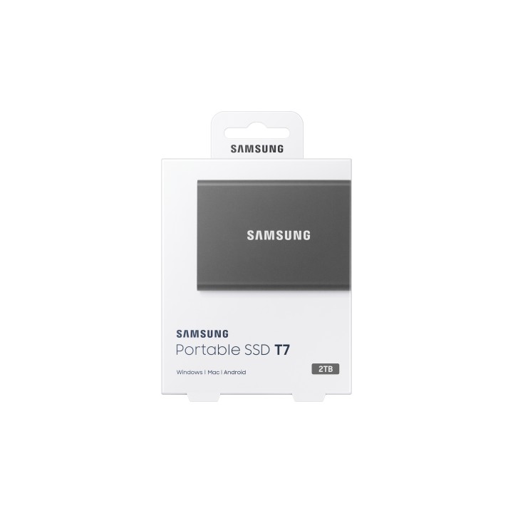 SSD Samsung T7 2Tb NVMe USB-C 3.1 Gris (MU-PC2T0T/WW)
