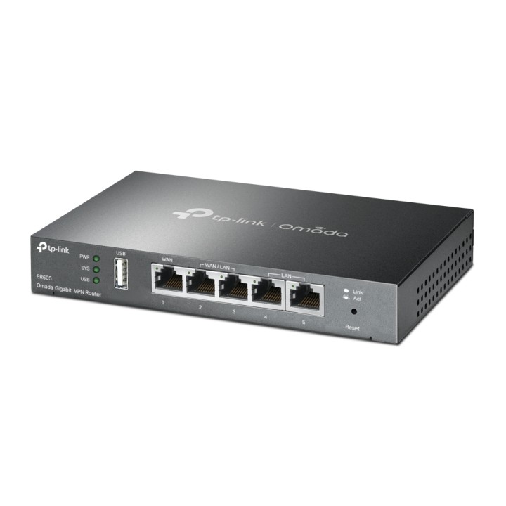 Router TP-Link VPN 5xRJ45 1xUSB Multi-Wan Negro (ER605)