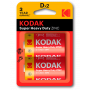 Kodak Heavy Duty Pila LR20 KDHZ, 1.5v, Pack 2 uds Salina