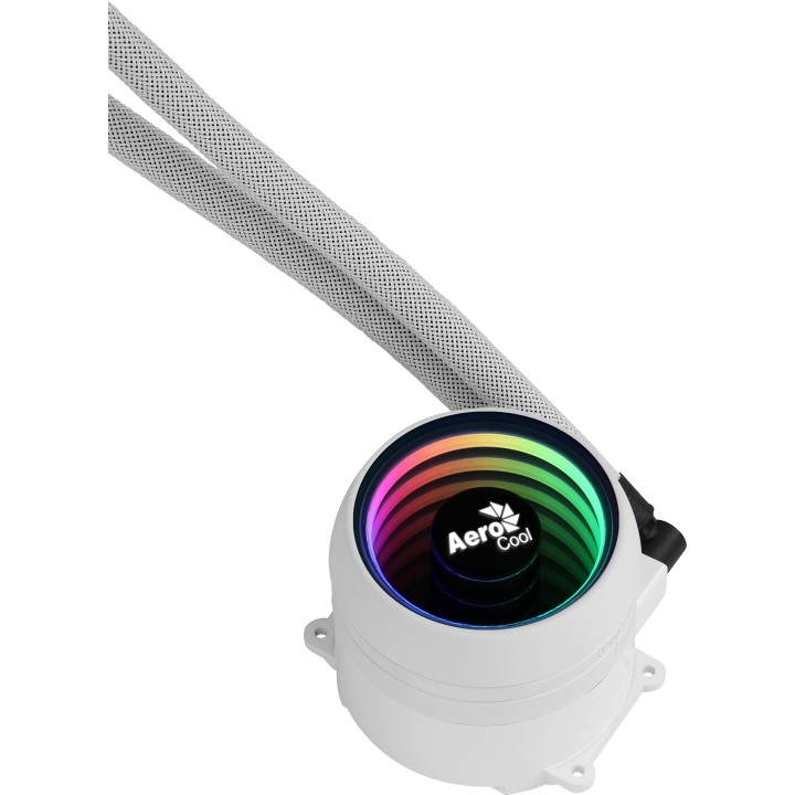 Ref. Líq. CPU AEROCOOL 120mm RGB Blanca (MIRAGEL120W)