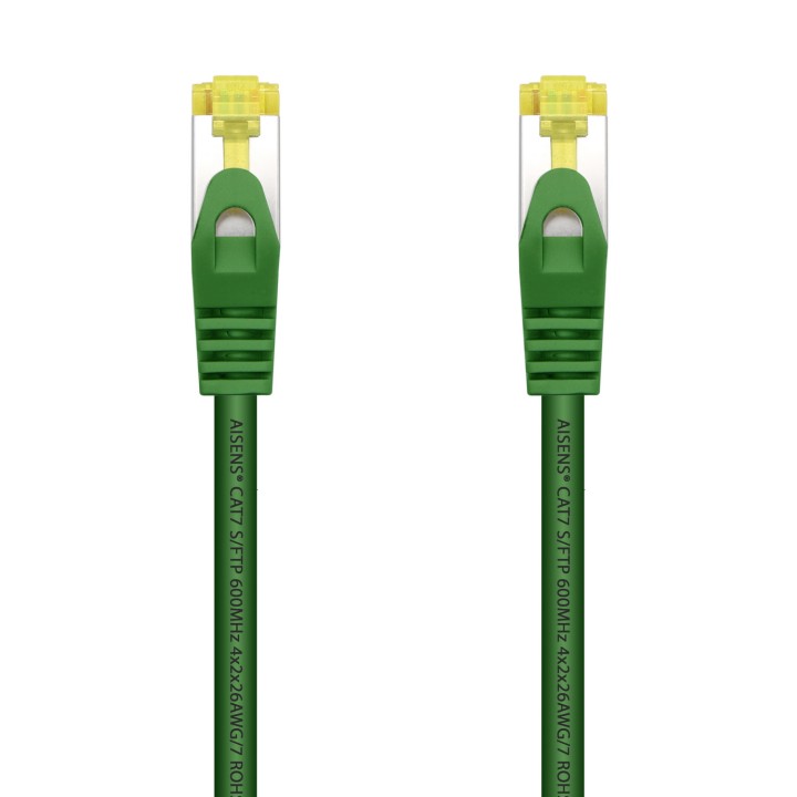 Latiguillo AISENS RJ45 Cat7 SFTP 50cm Verde (A146-0481)