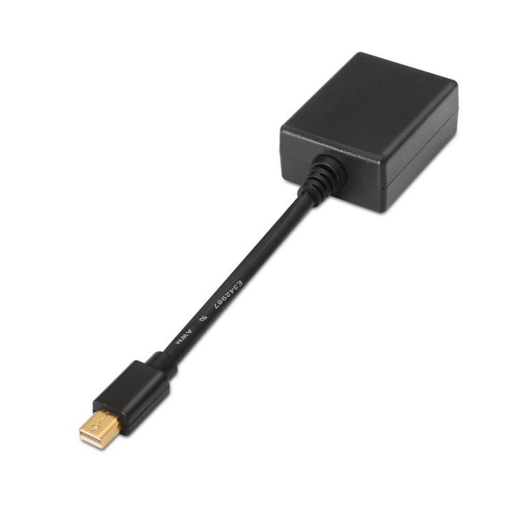 Cable AISENS MiniDP/M a VGA/H 15cm Negro (A125-0135)
