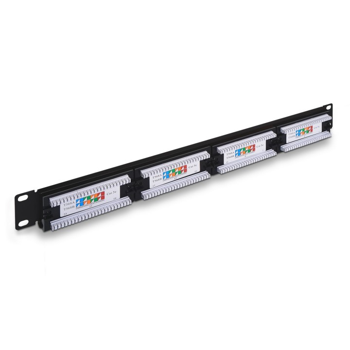 Pach Panel AISENS 24p RJ45 CAT.5E UTP 19" 1U(A141-0307)