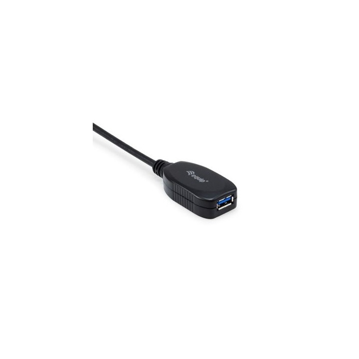 Cable EQUIP USB-A/M a USB-A/H 10m Negro (EQ133347)