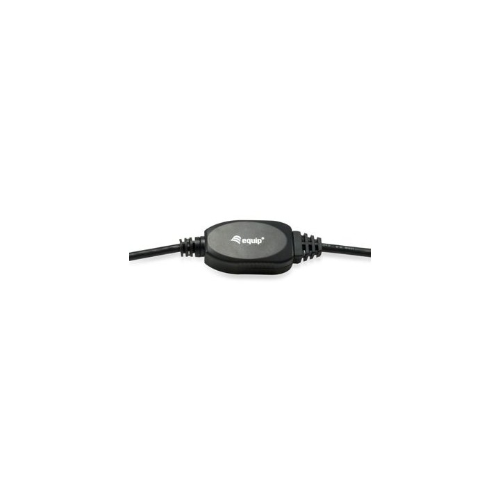 Cable EQUIP USB-A/M a USB-A/H 10m Negro (EQ133347)
