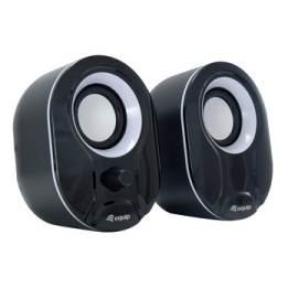 Altavoces EQUIP Life 2.0 6W 3.5mm USB N/B (EQ245333)