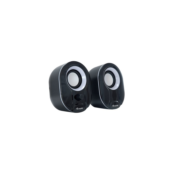Altavoces EQUIP Life 2.0 6W 3.5mm USB N/B (EQ245333)