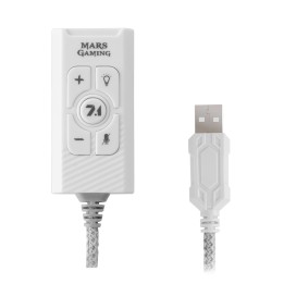 Tarjeta Sonido Mars Gaming 7.1 USB 1.5m Blanca (MSC2W)