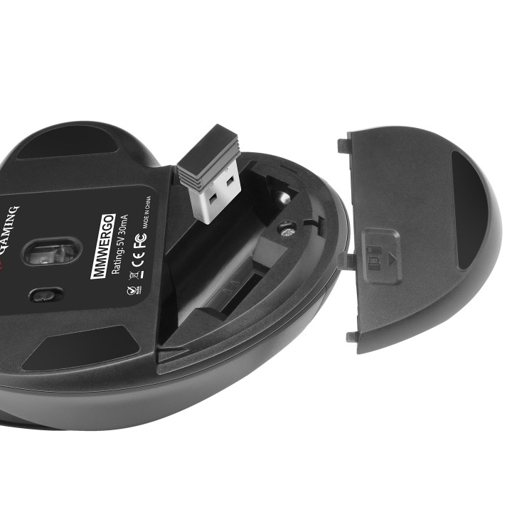 Ratón Mars Gaming Mecánico RF 3200dpi Negro (MMWERGO)