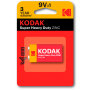 Kodak Heavy Duty Pila LR61, K9VHZ, 9v, Pack 1 ud. Salina