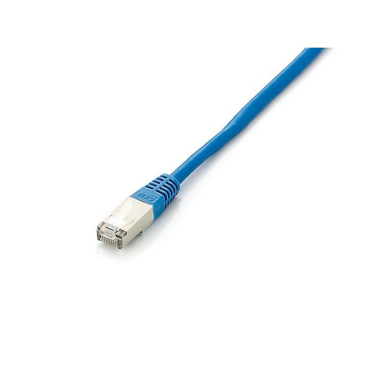 Latiguillo EQUIP Cat.6a S/FTP 0.5m Azul (EQ605637)