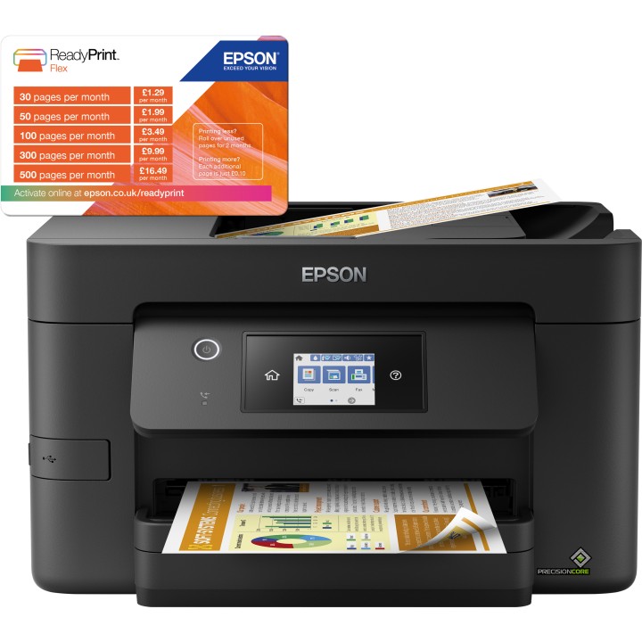 Multif Epson WF-3820DWF A4 Color WiFi Negra(C11CJ07403)