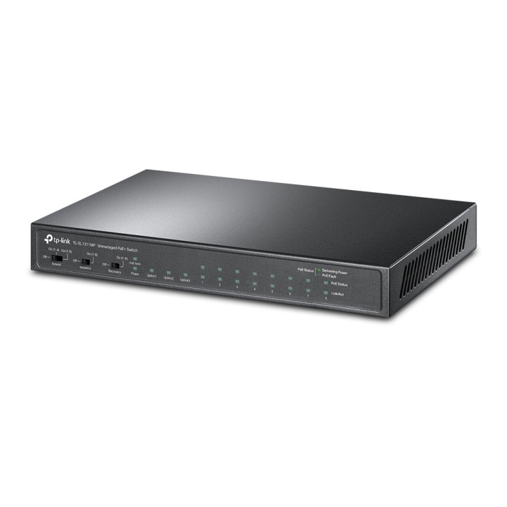 Switch TP-Link 10xRJ45 10/100 8xPoE Negro (TL-SL1311MP)
