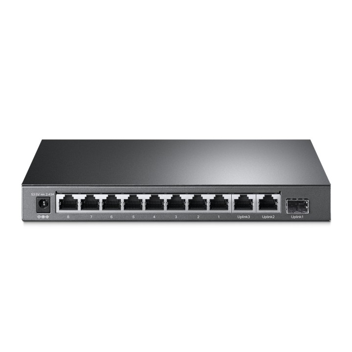 Switch TP-Link 10xRJ45 10/100 8xPoE Negro (TL-SL1311MP)
