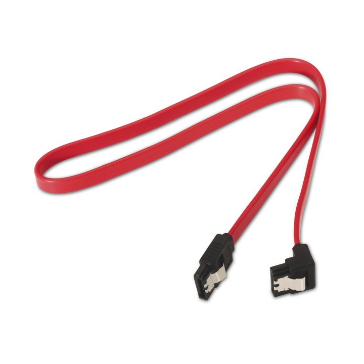 Cable AISENS SATA3 (7-pin) 0.5m Negro/Rojo (A130-0156)