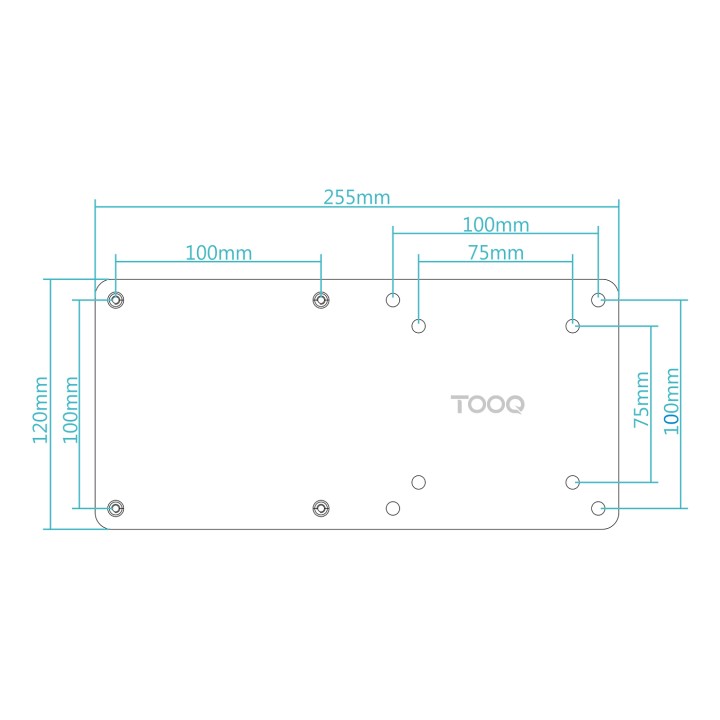 Soporte Vesa TooQ Mini PC/Nuc/Barebone (TCCH0007-B)