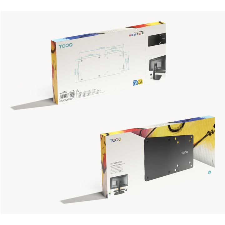 Soporte Vesa TooQ Mini PC/Nuc/Barebone (TCCH0007-B)