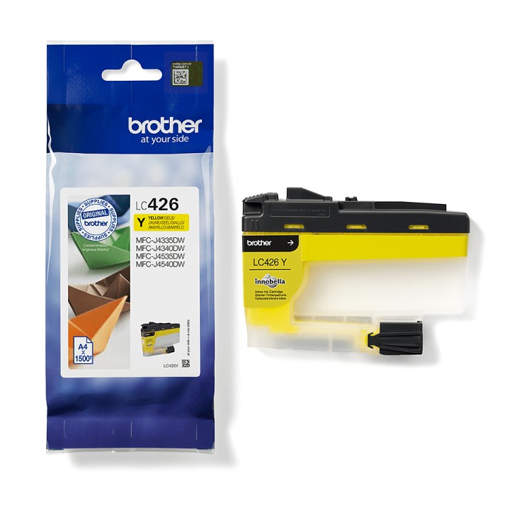 Tinta BROTHER Amarillo 1500 páginas (LC426Y)