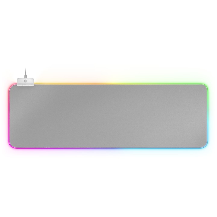 Alfombrilla Mars Gaming XXL RGB 2xUSB Plata (MMPRGB2S)