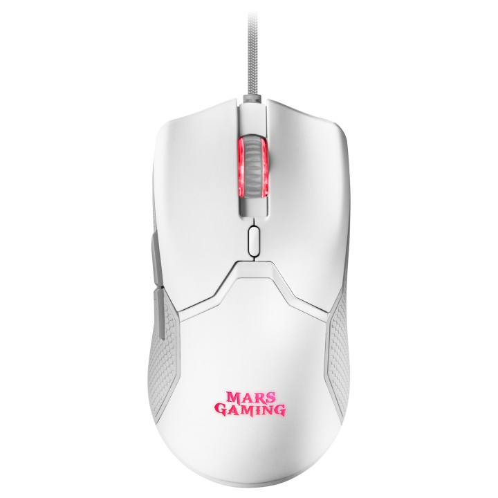 T+Ratón Mars Gaming + Alfombrilla XXL Blanco (MCPXWES)