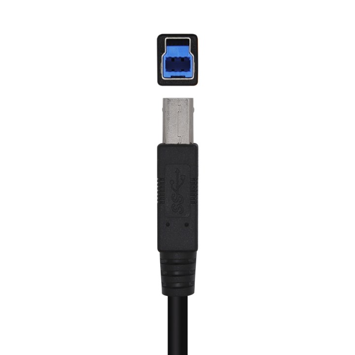 Cable AISENS USB-A/M a USB-B/M 2m Negro (A105-0444)