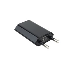 Cargador de Pared Nanocable 1xUSB-A Negro (10.10.2002)