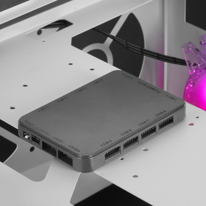 Caja Mars Gaming Premium ARGB ATX mATX Blanca (MC51W)