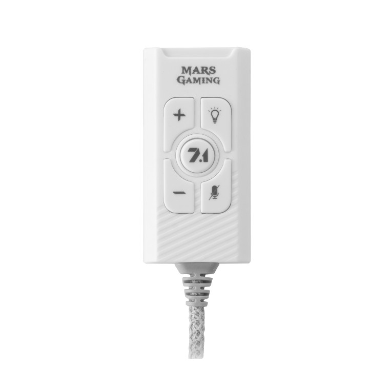 Tarjeta Sonido Mars Gaming 7.1 USB 1.5m Blanca (MSC2W)