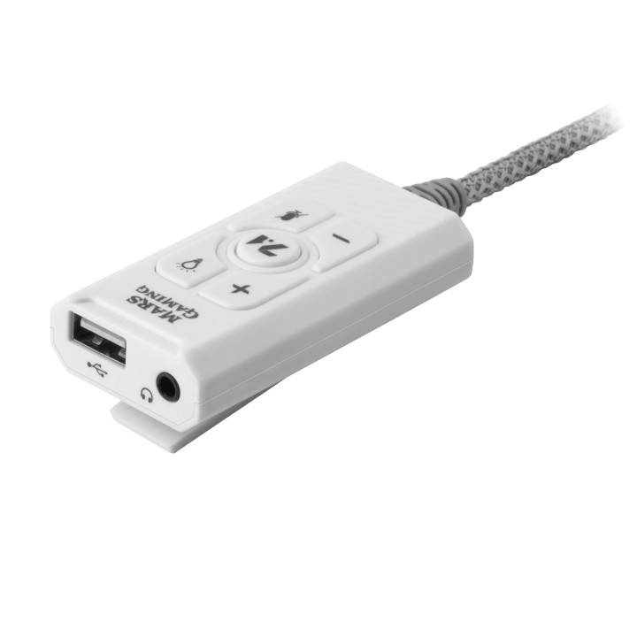 Tarjeta Sonido Mars Gaming 7.1 USB 1.5m Blanca (MSC2W)