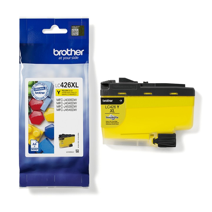 Tinta BROTHER XL Amarillo 5000 páginas (LC426XLY)