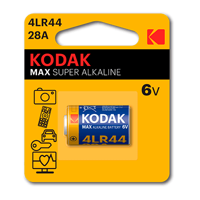 Kodak Max Pila K28A 4LR44 6V Pack 1 ud alcalina