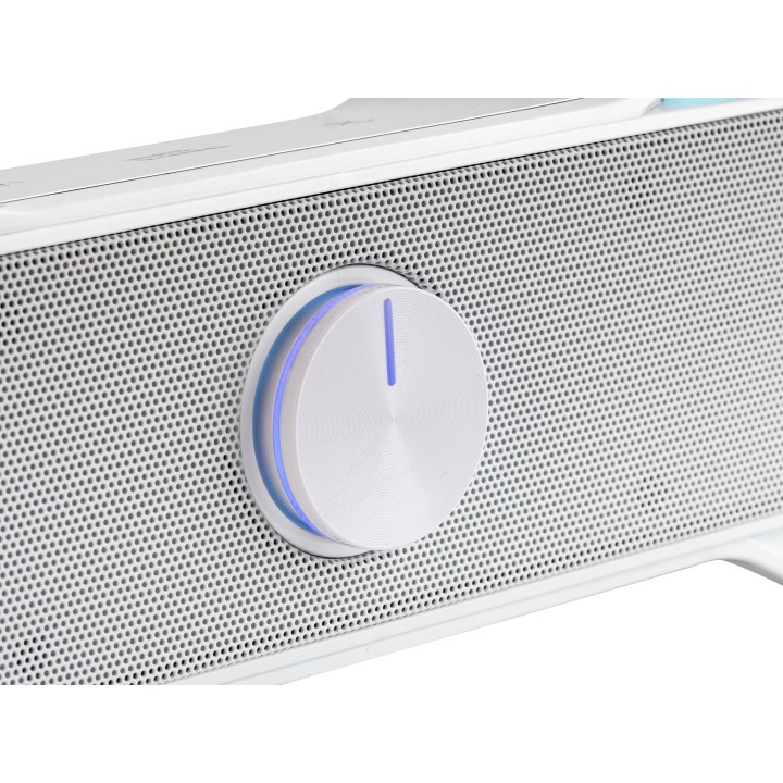 Barra de Sonido Mars Gaming 2.0 BT RGB Blanco (MSBXW)