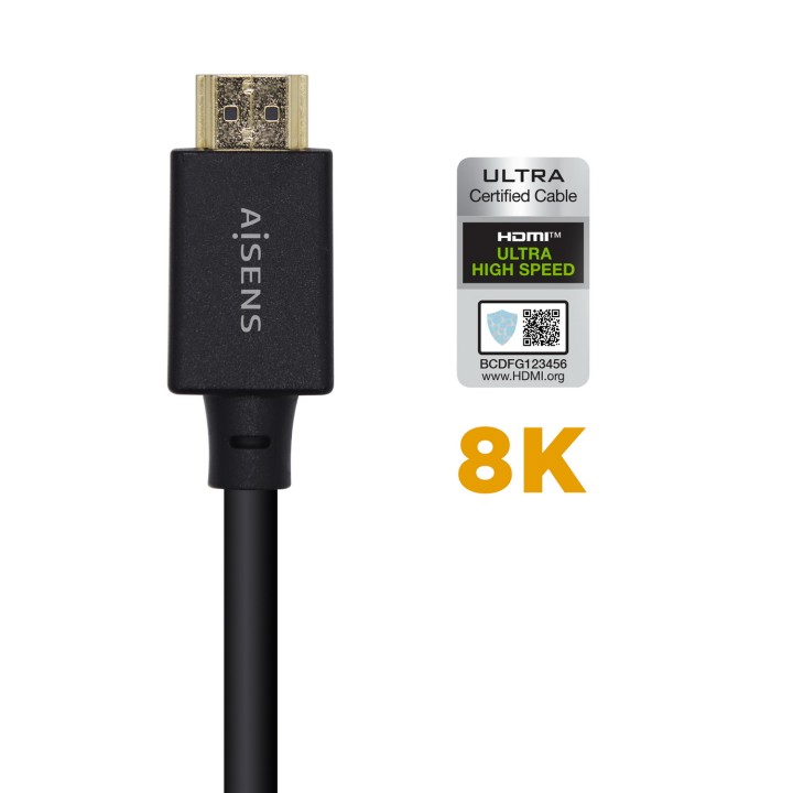 Cable AISENS HDMI/M a HDMI/M 3m Negro (A150-0424)