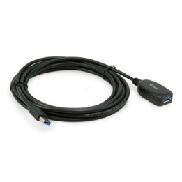 Cable EQUIP USB-A/M a USB-A/H 5m Negro (EQ133346)