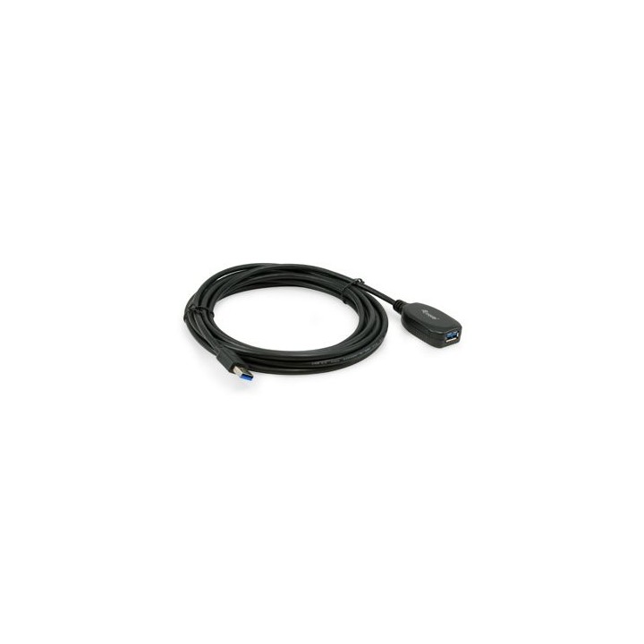 Cable EQUIP USB-A/M a USB-A/H 5m Negro (EQ133346)