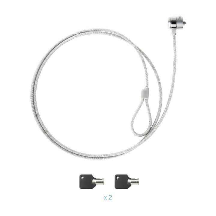 Cable de Seguridad TooQ Llave 1.5m Plata (TQCLKC0025)