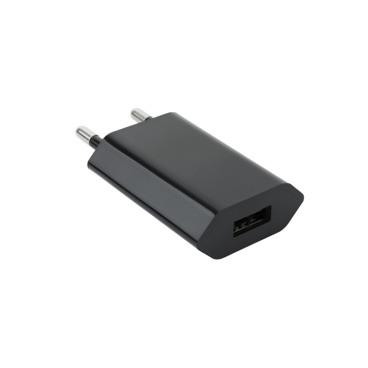 Cargador de Pared Nanocable 1xUSB-A Negro (10.10.2002)