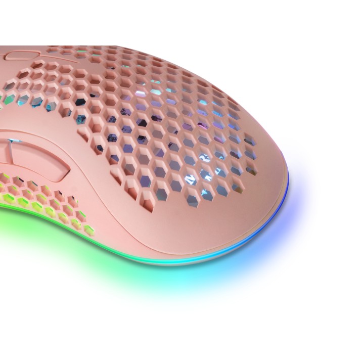Ratón Mars Gaming Óptico RGB USB 32000dpi Rosa (MMEXP)