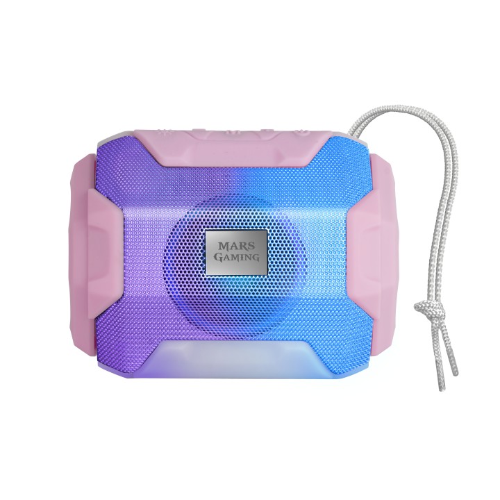 Altavoz Mars Gaming 10W mUSB BT 5.0 RGB Rosa (MSBAXP)