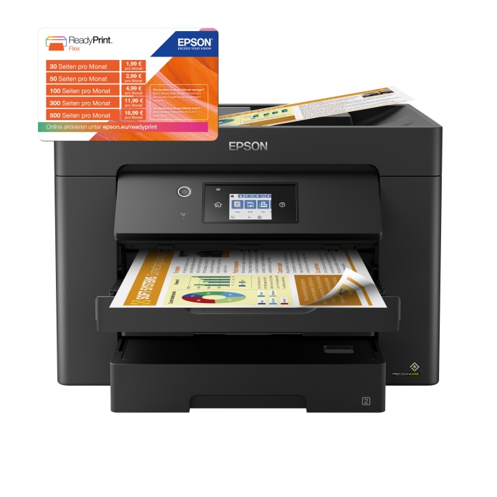 Multif Epson WF-7830DTWF A3 Color Fax Negra(C11CH68403)