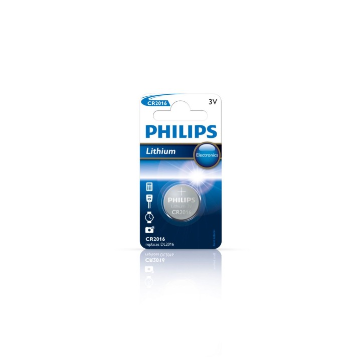 Pila de Botón PHILIPS 3V (CR2016/01B)