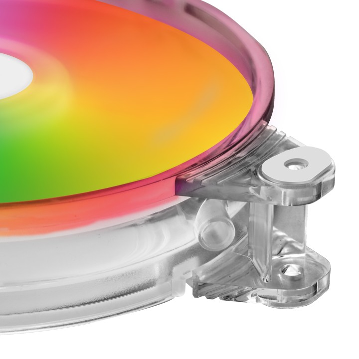 Ventilador Mars Gaming 120mm RGB Transparente (MFD)
