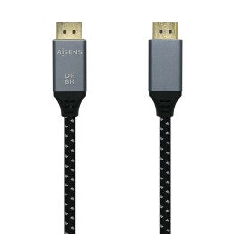 Cable AISENS DP/M a DP/M 3m Gris/Negro (A149-0438)