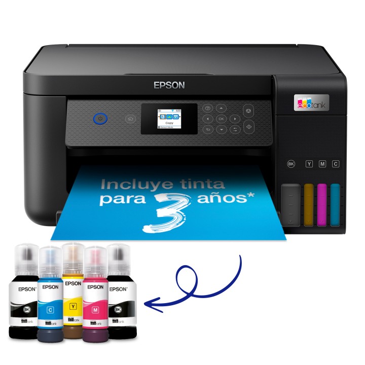 Multif Epson EcoTank ET-2850 A4 Color Negra(C11CJ63405)