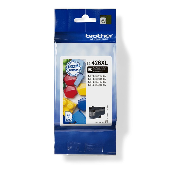 Tinta BROTHER XL Negro 6000 páginas (LC426XLBK)