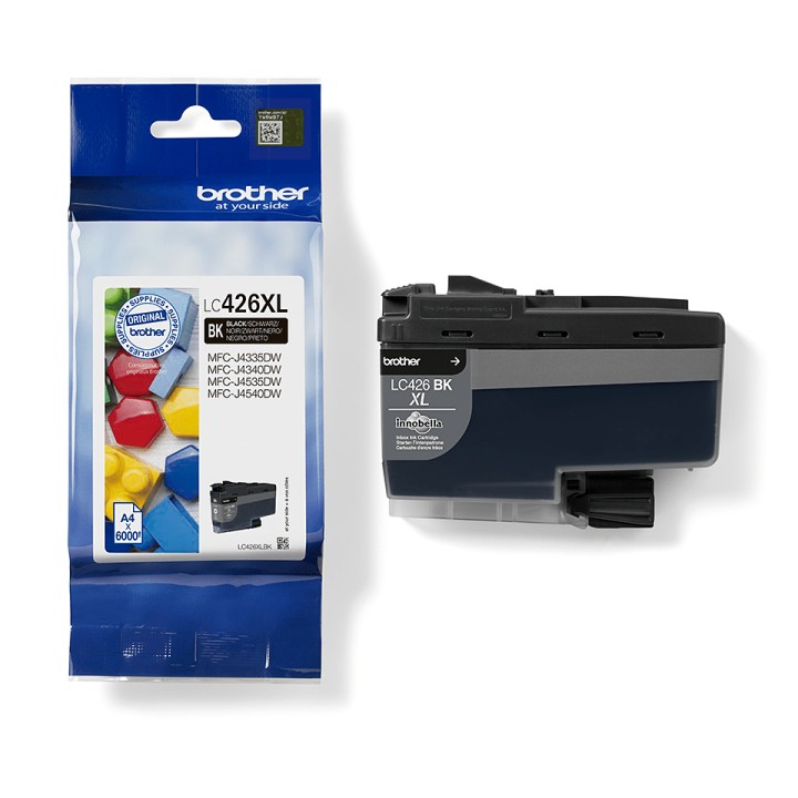 Tinta BROTHER XL Negro 6000 páginas (LC426XLBK)