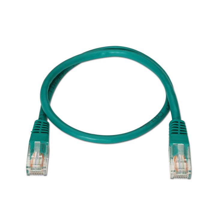 Cable Red AISENS RJ45 Cat.5e UTP Verde 2m (A133-0195)