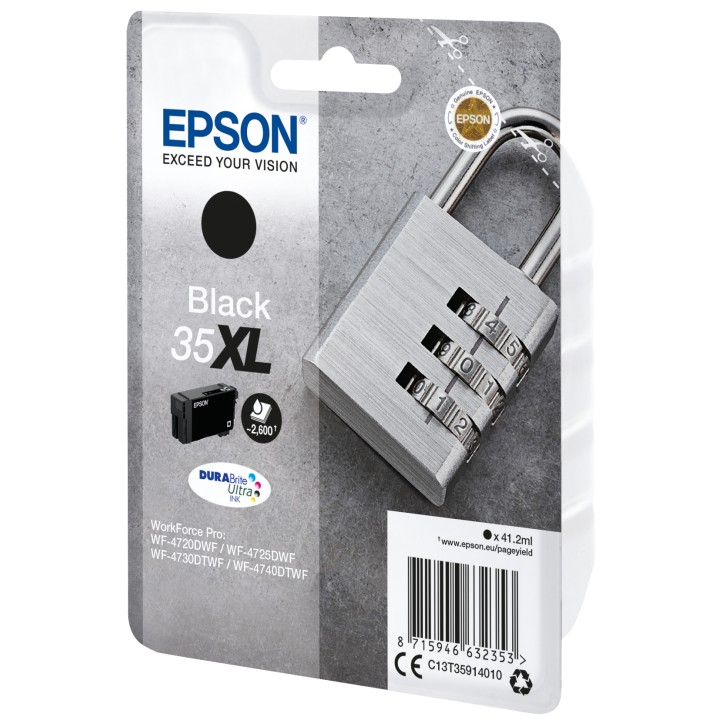 Tinta Epson 35XL Negro 41.2ml 2600 pág (C13T35914010)