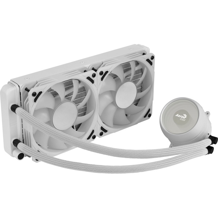 Refrig. Líq. AEROCOOL 2x120mm ARGB Blanca (MIRAGEL240W)