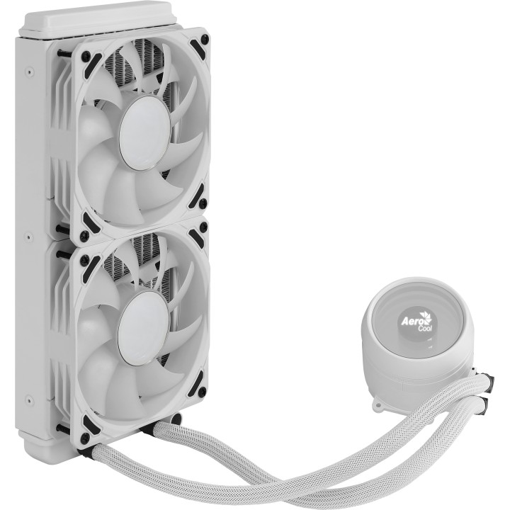 Refrig. Líq. AEROCOOL 2x120mm ARGB Blanca (MIRAGEL240W)